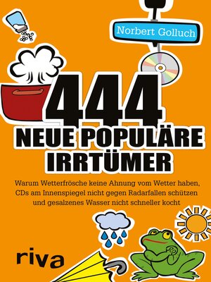 cover image of 444 neue populäre Irrtümer